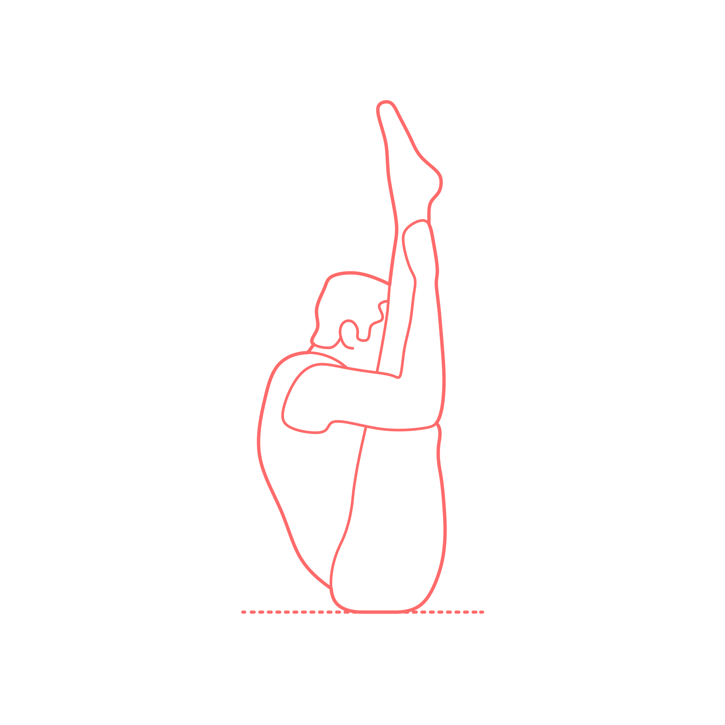 Humans Yoga Poses Upward Facing Forward Bend Pose Outline Icon Svg Set Free Vectors